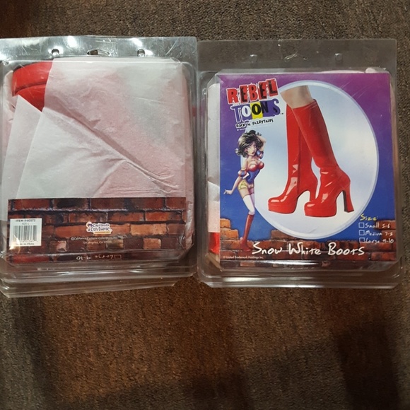 Rebel Tunes brand new snowhite boots red sexy choose from 3 sizes - Picture 8 of 10